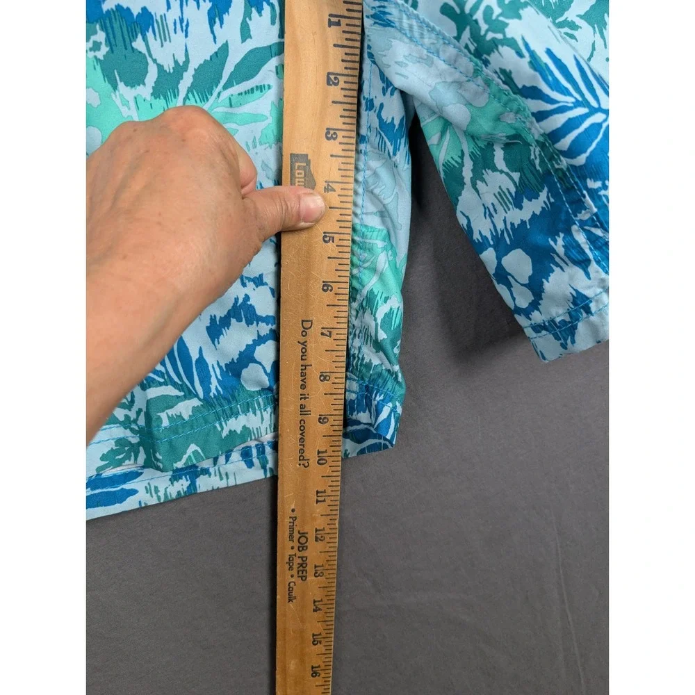Kanu Surf Boys Oceanside Aqua Floral Board Shorts Swim‎ Trunks Size 12